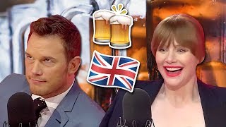 Chris Pratt & Bryce Dallas Howard Play The BIG Jurassic Pub Quiz In British Accents Chris Pratt & Bryce Dallas Howard Play The BIG Jurassic Pub Quiz In British Accents