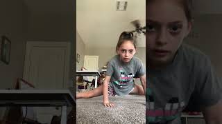 Doing Gymnastics Stretches