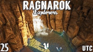Is This Hidden Waterfall Cave The Best Ark Base Location? Ragnarok Desert Explorers Ep. 25