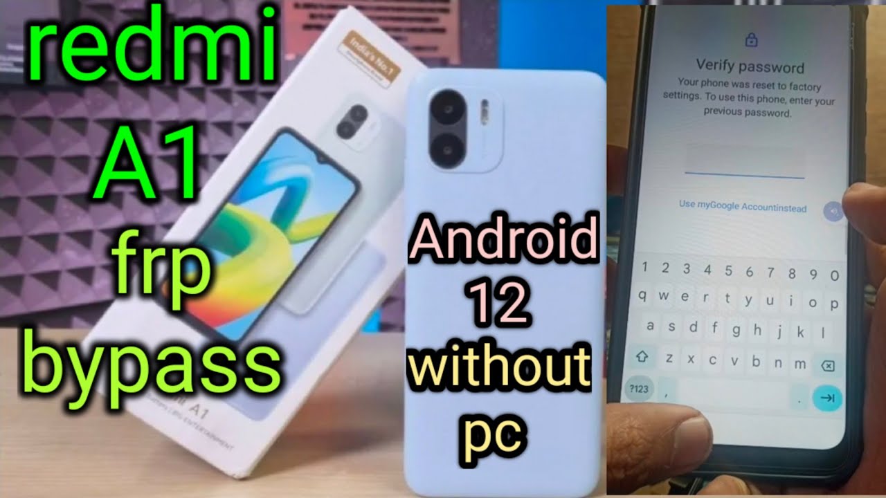 redmi mi a1+ 2022 frp bypass||redmi a1 Google account redmi mi a1+ 2022 frp bypass||redmi a1 Google account