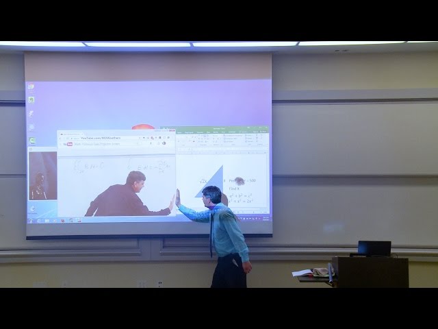 Math Professor Really Knows How To Prepare For April Fools - Video