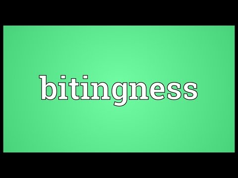 Header of bitingness
