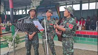 Nscngprn Pan Niki Group Guards Sing A Beautiful Song On 79Th Naga Independent Day At G.h.q