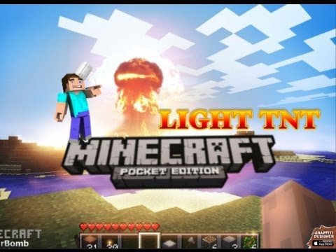 Watch Minecraft Pocket Edition How to Light TNT in Creative 0.7.0