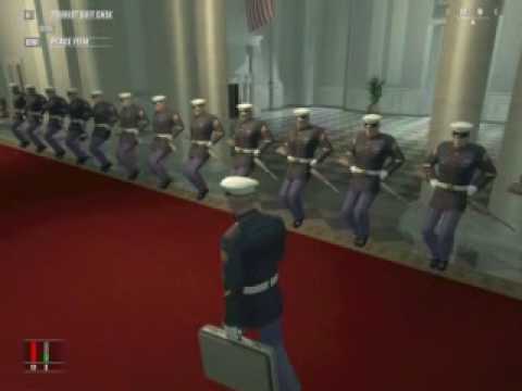 Dancing Marines in the White House - Hitman Blood Money Dancing Marines in the White House - Hitman Blood Money