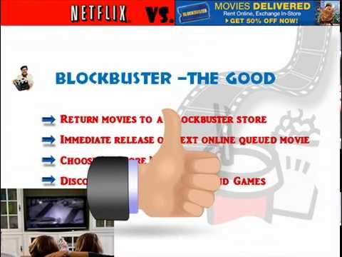 netflix versus blockbuster versus video on demand Netflix vs blockbuster recent up rises have become a problem for netflix examples include video on demand, youtube and itunes just to name a few. netflix versus blockbuster versus video on demand Netflix vs blockbuster recent up rises have become a problem for netflix examples include video on demand, youtube and itunes just to name a few.