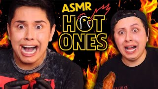 Asmr Flaming Hot Wings Challenge & Answering Your Questions W My Brother Hot Ones