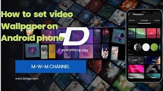 How to Set Zedge  Wallpaper on Android Phone || Zedge Hd Wallpaper