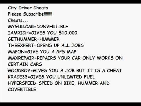 CITY DRIVER CHEATS WORKS!!!!!!!! - YouTube