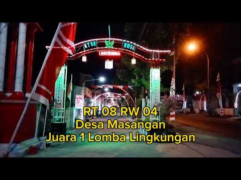 Inilah Kampung (RT) Yang Juara Lomba Kebersihan Lingkungan di Desa Masangan