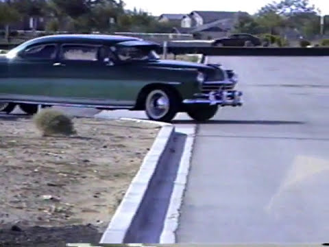 Driving 1950 Hudson Pacemaker View From Outside Car