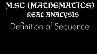 Definition of a Sequence of real numbers,examples,convergent sequences