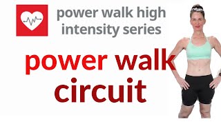 42 MINUTE WORKOUT |POWER WALK CIRCUIT | INDOOR WALKING ROUTINE | POWER WALKING | LOW IMPACT CARDIO