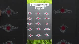 Reception Kolka Design Bengali Reception Bride Kolka Design