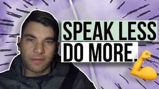WORK HARD AND STOP THINKING ABOUT OTHERS OPINIONS!