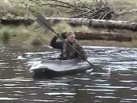 Stability and Paddling the Marsh Rat Duck Boat - YouTube