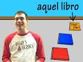 02 Spanish lesson - Demonstrative adjectives (part 1): this &  that