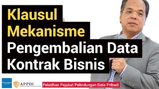 Klausul Mekanisme Pengembalian Data Kontrak Bisnis