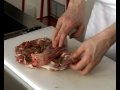 cuisiner des tranches de gigot d'agneau au four