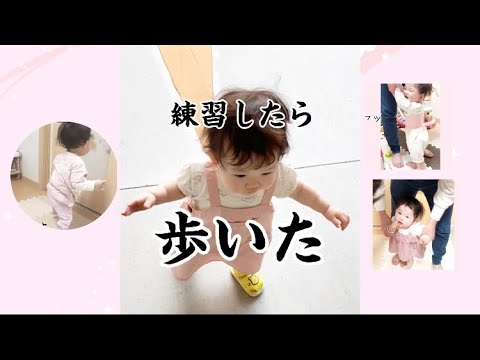 【11ヵ月〜1歳】赤ちゃんが歩いた！どう練習したら歩けた？