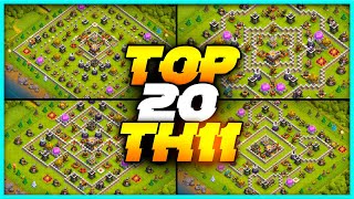 New Best Th11 Base Link Warfarming Base Top20 With Link In Clash Of Clans - Best Th 11 Defense