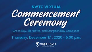 NWTC Fall 2020 Virtual Graduation Ceremony