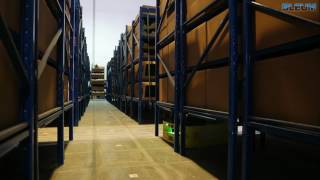Warehouse Robots in Operation