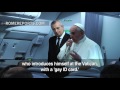 Pope Francis talks to press about Benedict XVI, Vatican Bank and 'gay lobby'