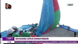 Dövlət Bayrağı Günü Ilə Bağlı Bayrağın Qaldırılması Və Velo-Yürüş Keçirildi İtv -09.11.2014