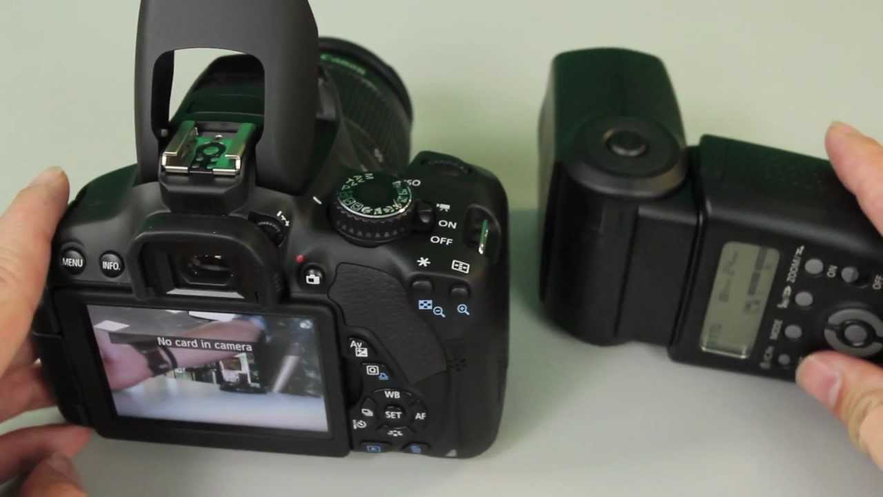 How to Use Canon Off Camera Wireless TTL Flash System - YouTube
