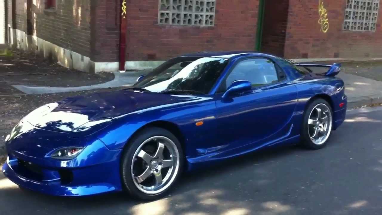 RX-7 Series 8: good looking in blue @ Edward Lee's - YouTube