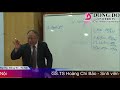 GS.TS Hoàng Chí Bảo giảng dạy các môn học lý luận chính trị