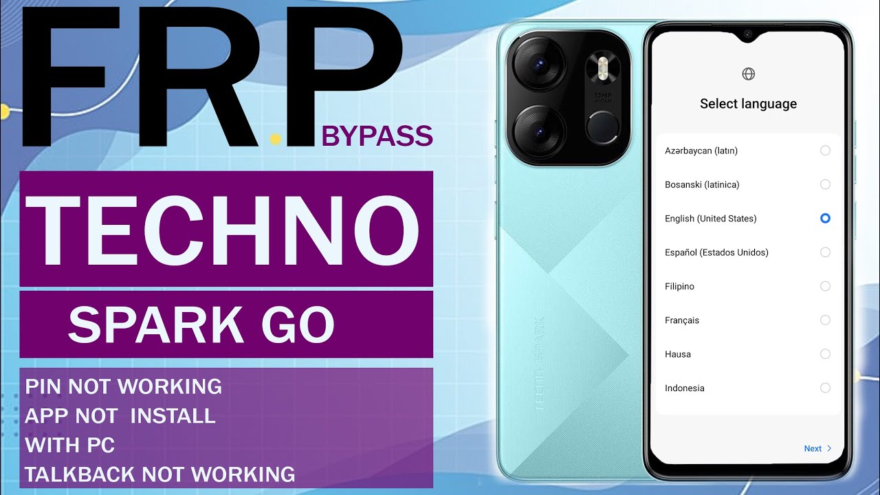 FRP TECNO SPARK (REMOVE GOOGLE ACCOUNT) FRP TECNO SPARK (REMOVE GOOGLE ACCOUNT)