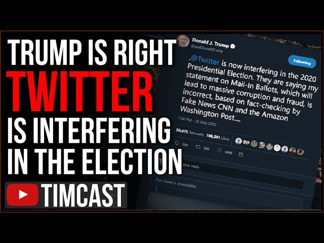 Trump Is RIGHT, Twitter Is Interfering In The Election With FAKE NEWS "Fact Check" On Voter Fraud