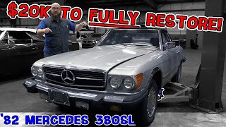 20K To Restore Beautiful 82 Mercedes 380Sl. What Does The Car Wizard Find That Costs So Much?