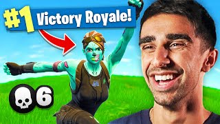Reacting to my *FIRST* FORTNITE WIN