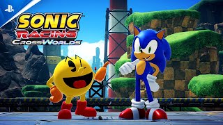Sonic Racing Crossworlds - Sonic X Pac-Man Collab Trailer Ps5 & Ps4 Games
