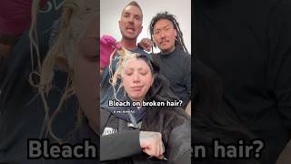 Bleach On Broken Hair?