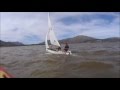 Edward & Luca sailing on a close reach Edward & Luca sailing on a close reach