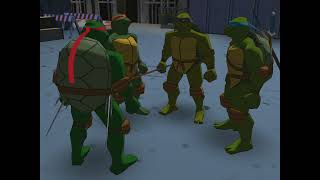 Teenage Mutant Ninja Turtles 2003 Game Pc - Stage 3 - Donatello Hard All Makimonos