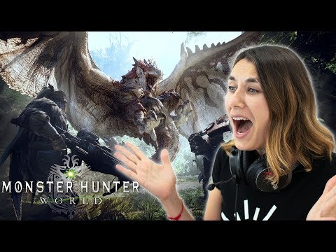 Ира не умеет, но пробует играть в MONSTER HUNTER: WORLD Ира не умеет, но пробует играть в MONSTER HUNTER: WORLD