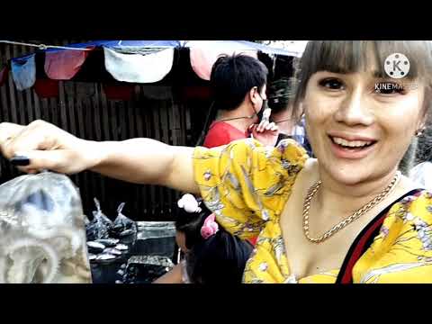 ตลาดสด หาดราไวย์ จ.ภูเก็ต น้องมีนาน้องเมษาพาตะลุย