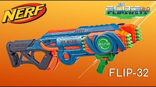 Review Nerf Elite 2.0 Flipshots Flip-32 The Largest Flipping Blaster Of The Flip Series