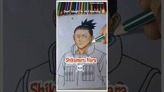Shikamaru Nara Calm But Genius Ninja Drawing