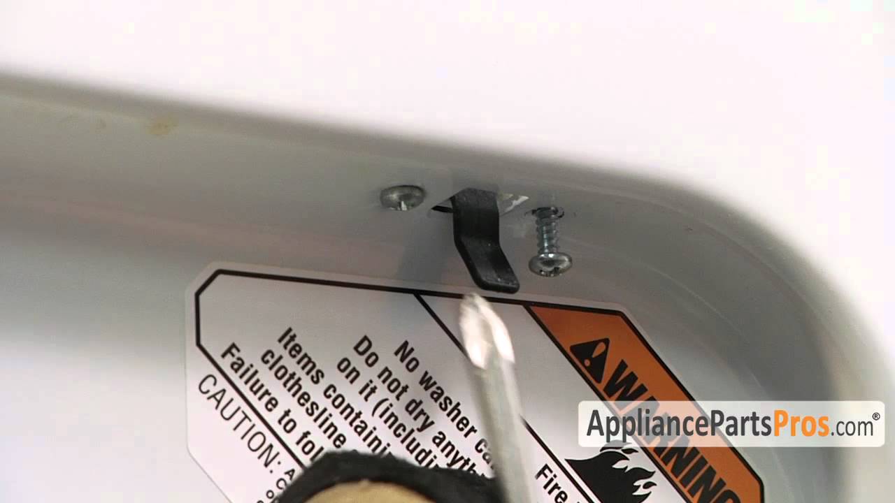 Dryer Door Switch - How To Replace - YouTube