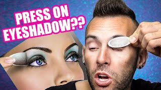 I Tried PRESS ON EYE SHADOW...yikes 👀🔥