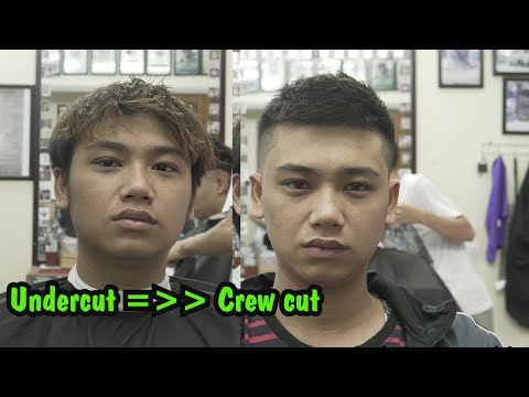 Hướng dẫn cắt cữ nhanh phá form từ Undercut sang Crew cut đẹp trai và nam tính cho anh em