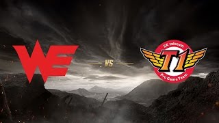 Team WE ( WE ) vs SK telecom T1 ( SKT ) | MSI 2017 Grup Aşaması 2. Gün