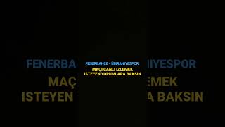 Fenerbahçe Ümraniyespor Canlı Maç Izle Canlı Maç Linki