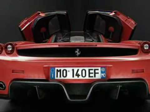 The Ferrari Enzo driven by German exF1 racer Michael Schumacher